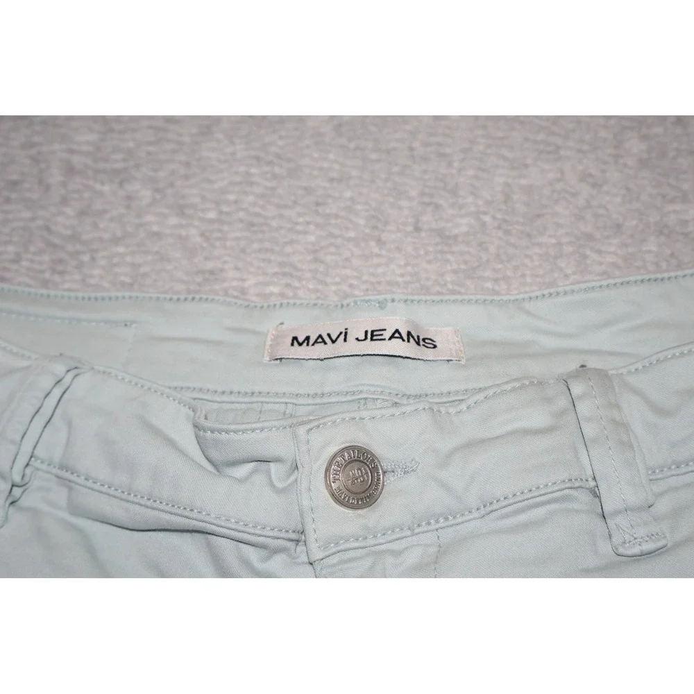 Mavi Jeans Mike Shorts Mens 34 Light Blue Chino Cotton Blend M04332 **